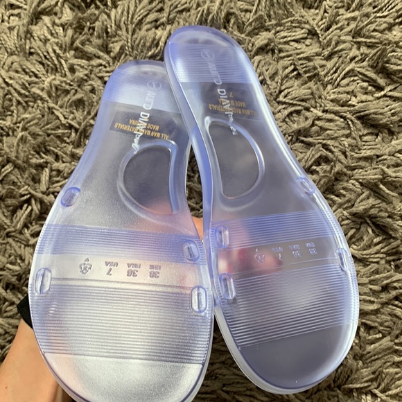 FashionNova | rhinestone slides size 7 - Picture 8 of 8